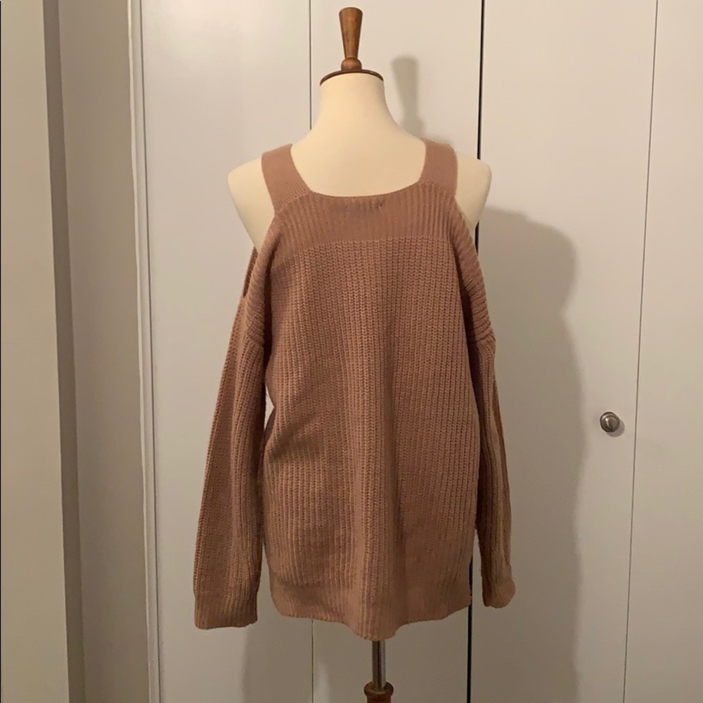 Blu Pepper Open Shoulder Sweater - Picture 2 of 3